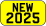 2025 NEW