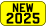 2025 NEW