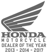 MOTORCYCLE DEALER OF THE YEAR  2013 - 2014 - 2017