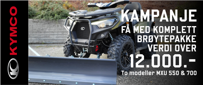 MARINE FÅ MED KOMPLETT BRØYTEPAKKE VERDI OVER 12.000.- KAMPANJE To modeller MXU 550 & 700