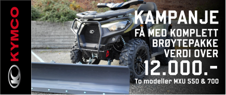 MARINE FÅ MED KOMPLETT BRØYTEPAKKE VERDI OVER 12.000.- KAMPANJE To modeller MXU 550 & 700